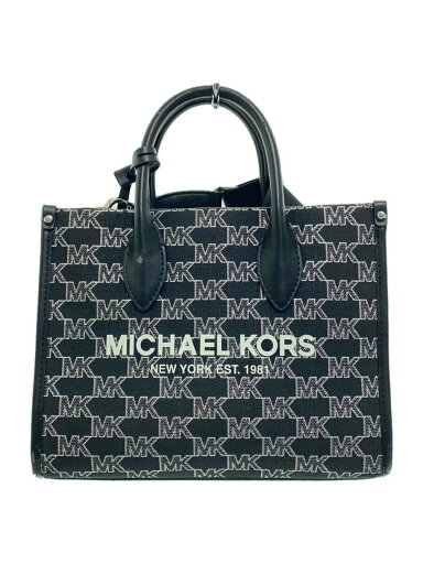 【中古】MICHAEL KORS◆バッグ/--/BLK/総柄/CE-2206【バッグ】 【中古】MICHAEL KORS◆バッグ/--/BLK/総柄/CE-2206【バッグ】