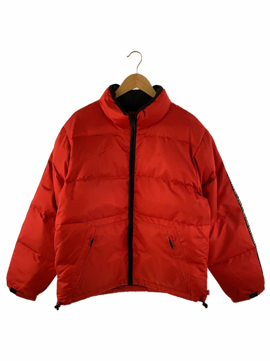 Supreme◆17AW/Reflective Sleeve Logo Puffy/M/ナイロン/RED//