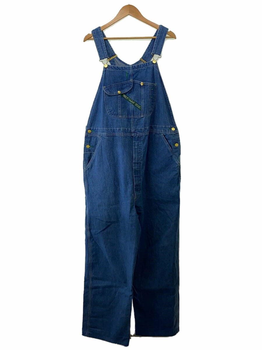 【中古】KEY◆オーバーオール/40/コットン/IDG/W004408【メンズウェア】