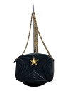 【中古】STELLAMcCARTNEY◆ショルダーバッグ/--/BLK/無地ステラスター/チェーン/黒【バッグ】