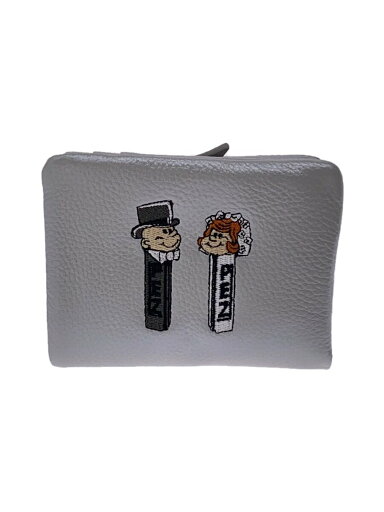 【中古】ear PAPILLONNER◆刺繍折り財布/レザー/SLV/レディース/EAZ5032214A0002【服飾雑貨他】 【中古】ear PAPILLONNER◆刺繍折り財布/レザー/SLV/レディース/EAZ5032214A0002【服飾雑貨他】