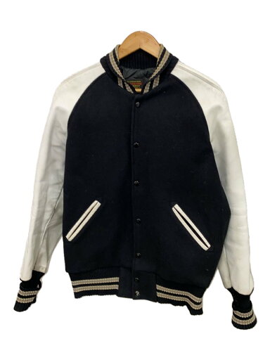 【中古】SKOOKUM◆USA製/スタジャン/38/ウール/BLK/無地【メンズウェア】 【中古】SKOOKUM◆USA製/スタジャン/38/ウール/BLK/無地【メンズウェア】