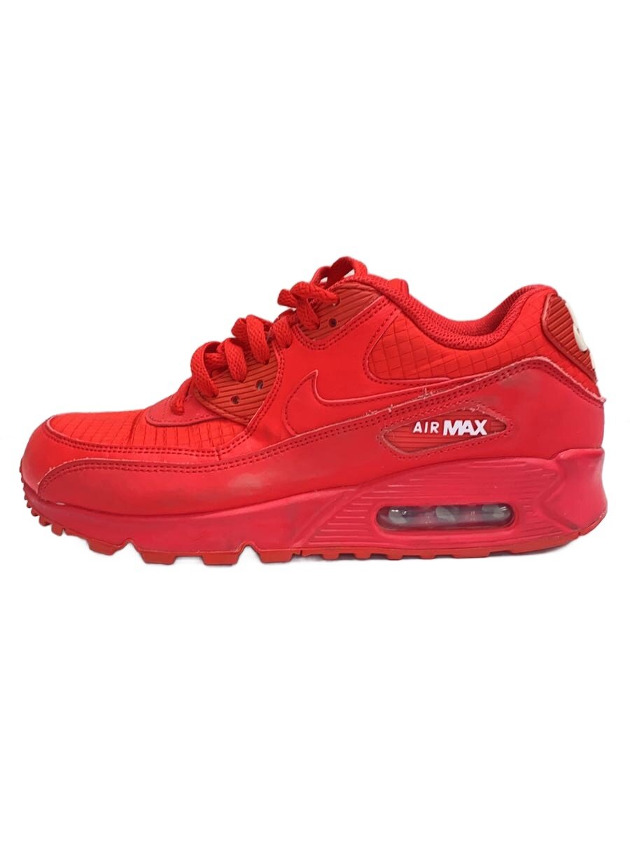 NIKE◆AIR MAX 90 ESSENTIAL/エアマックスエッセンシャル/レッド/AJ1285-602/25.5cm/RE