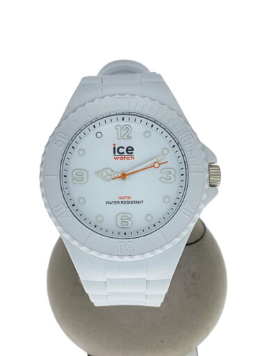 【中古】ice watch◆クォーツ腕時計/アナログ/ラバー/WHT/WHT/10ATM【服飾雑貨他】 【中古】ice watch◆クォーツ腕時計/アナログ/ラバー/WHT/WHT/10ATM【服飾雑貨他】