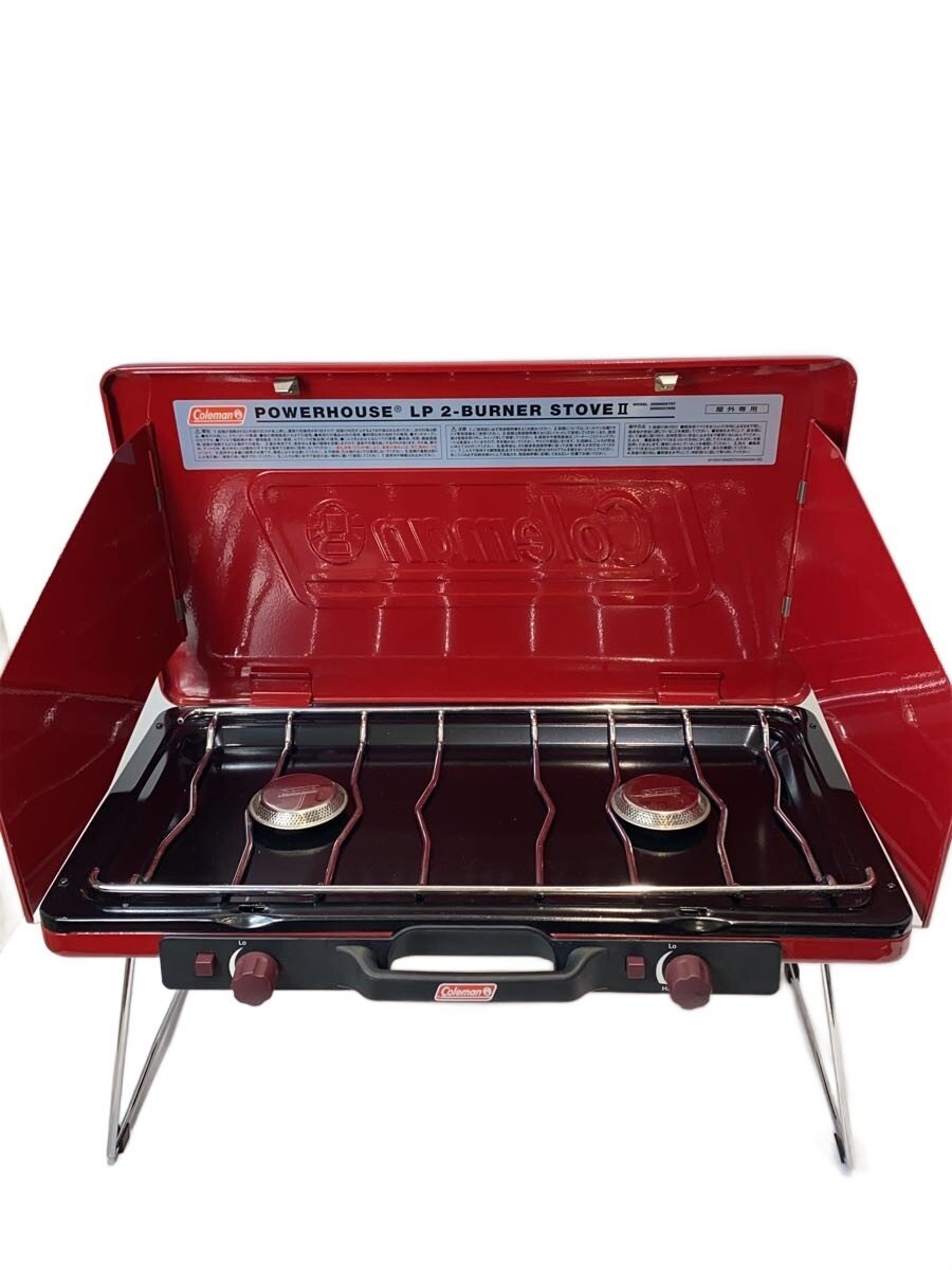 【中古】Coleman◆バーナー パワーハウス LP ツーバーナーストーブ II 2000021950 [レッド]/ガス/ツーバ..