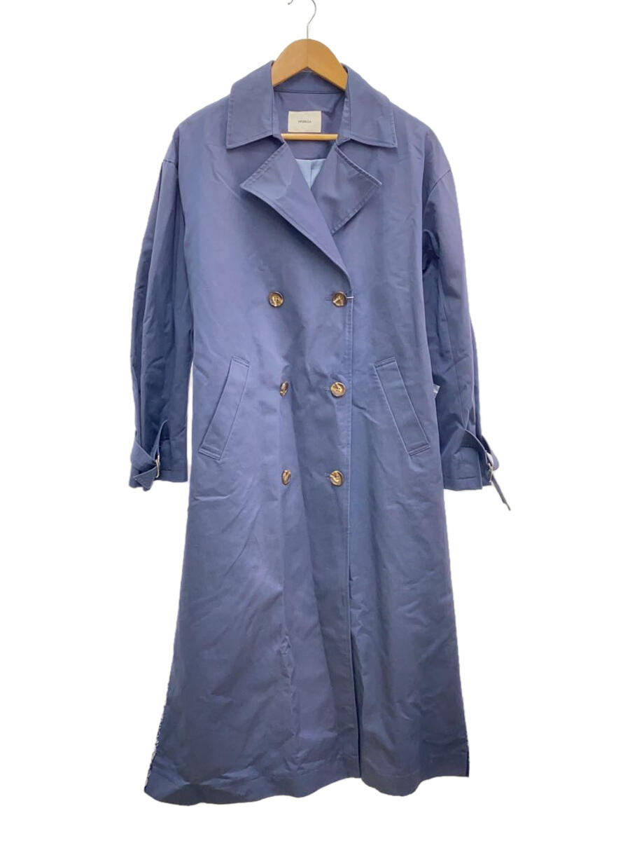 【中古】MURUA◆トレンチコート/FREE/コットン/NVY/012110000801-01【レディースウェア】