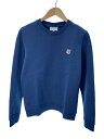 【中古】MAISON KITSUNE◆スウェット/M/コットン/NVY/LW00302KM0001【レディースウェア】