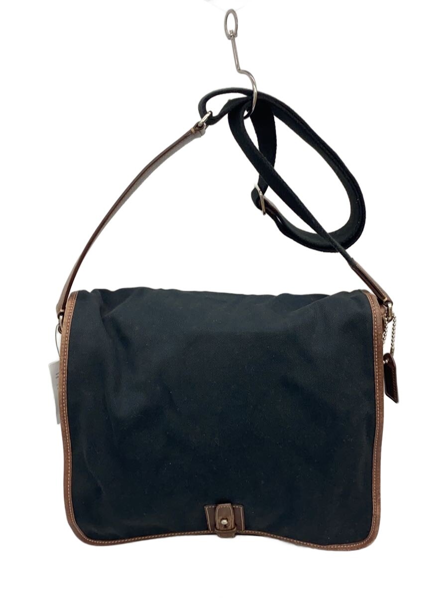COACH - 【中古】COACH◆ショルダーバッグ/--/BLK【バッグ】