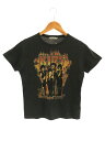 【中古】beautiful people◆Tシャツ/150cm/コットン/ブラック【キッズ】