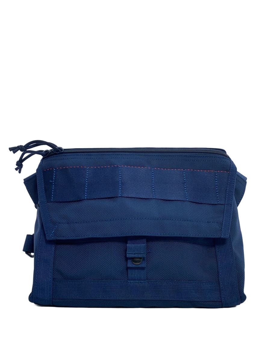 【中古】BRIEFING◆ショルダーバッグ/--/BLU/無地【バッグ】