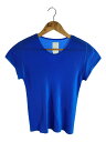 【中古】PLEATS PLEASE ISSEY MIYAKE◆半袖カットソー/3/ポリエステル/BLU/PP01FK342【レディースウェア】