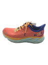 【中古】HOKA ONE ONE◆ローカットスニーカー/26cm/オレンジ/1119393【シューズ】