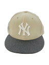 【中古】NEW ERA◆59FIFTY/キャップ/ニューヨークヤンキース/7 5/8/ホワイト/グレー【服飾雑貨他】(4)