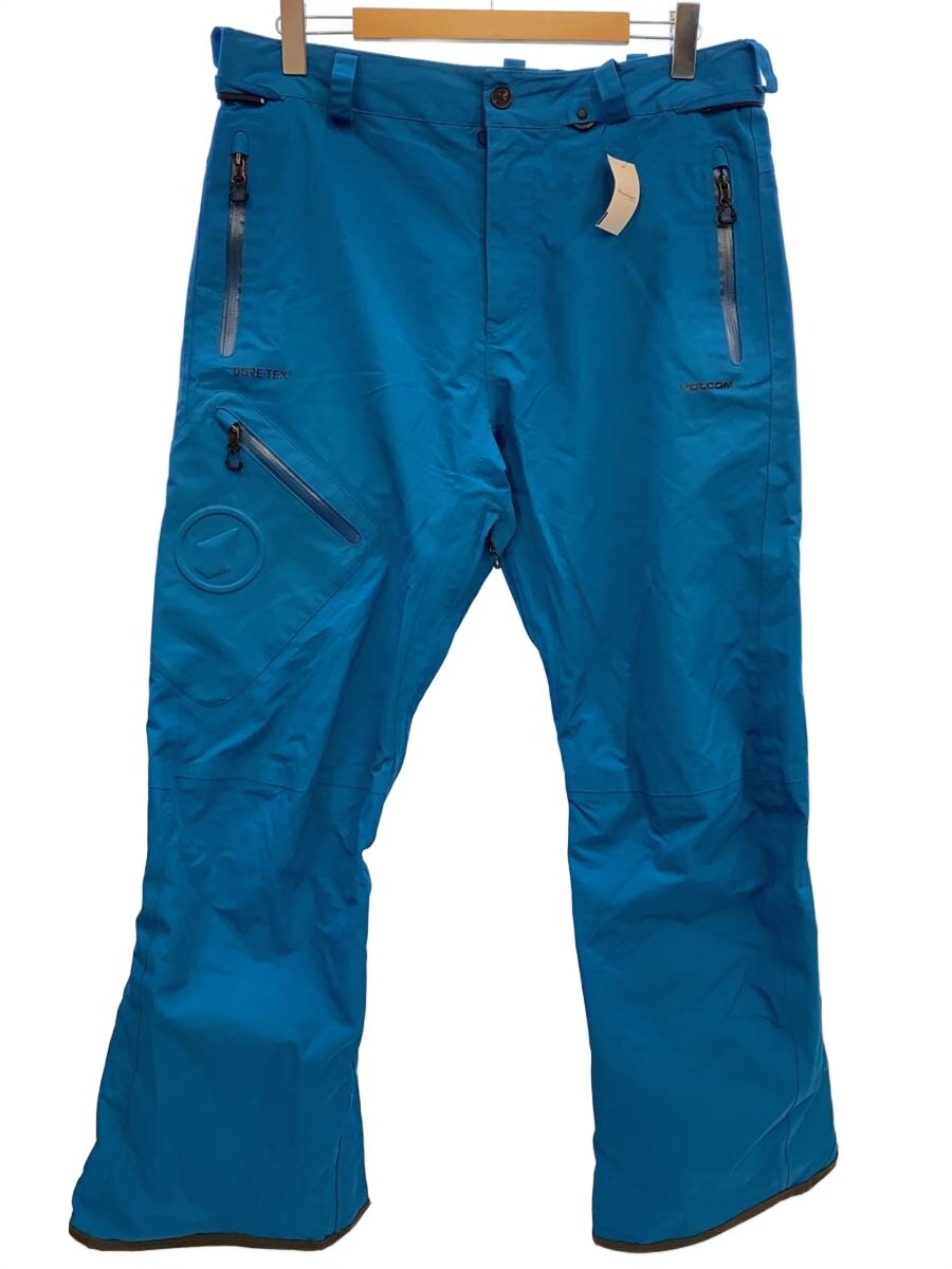 【中古】VOLCOM◆スノボパンツ/GORE-TEX/ウェアー/L/BLU/G1351904【スポーツ】