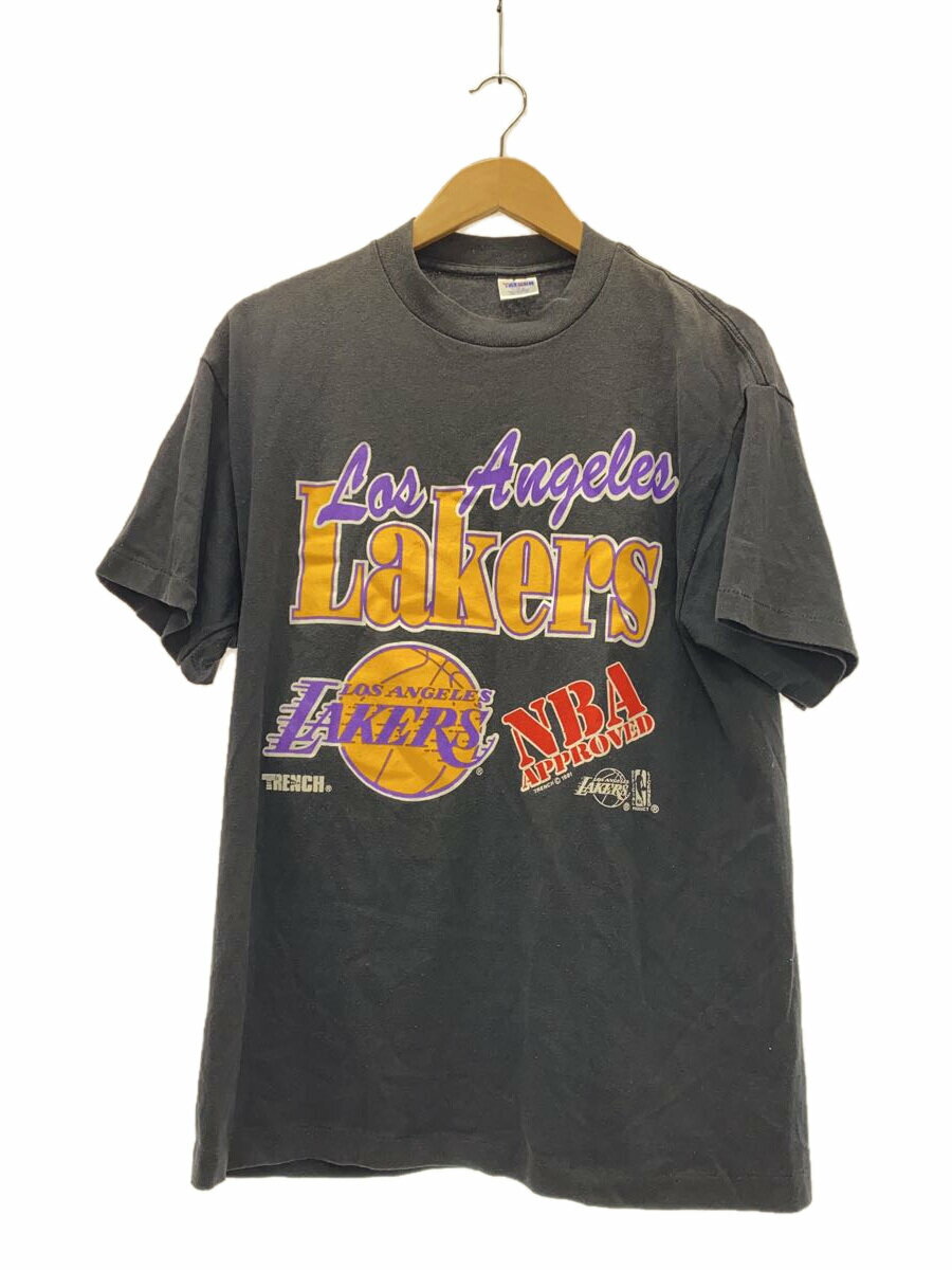 【中古】TRENCH/Tシャツ/L/コットン/BLK【メンズウェア】