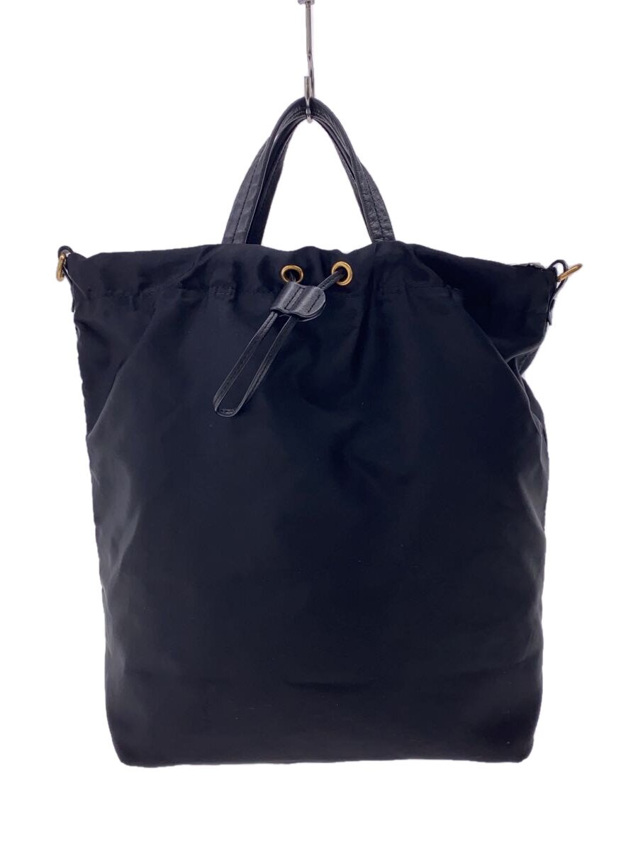 【中古】ORSETTO◆ハンドバッグ/--/BLK/無地ショルダー欠品/巾着【バッグ】