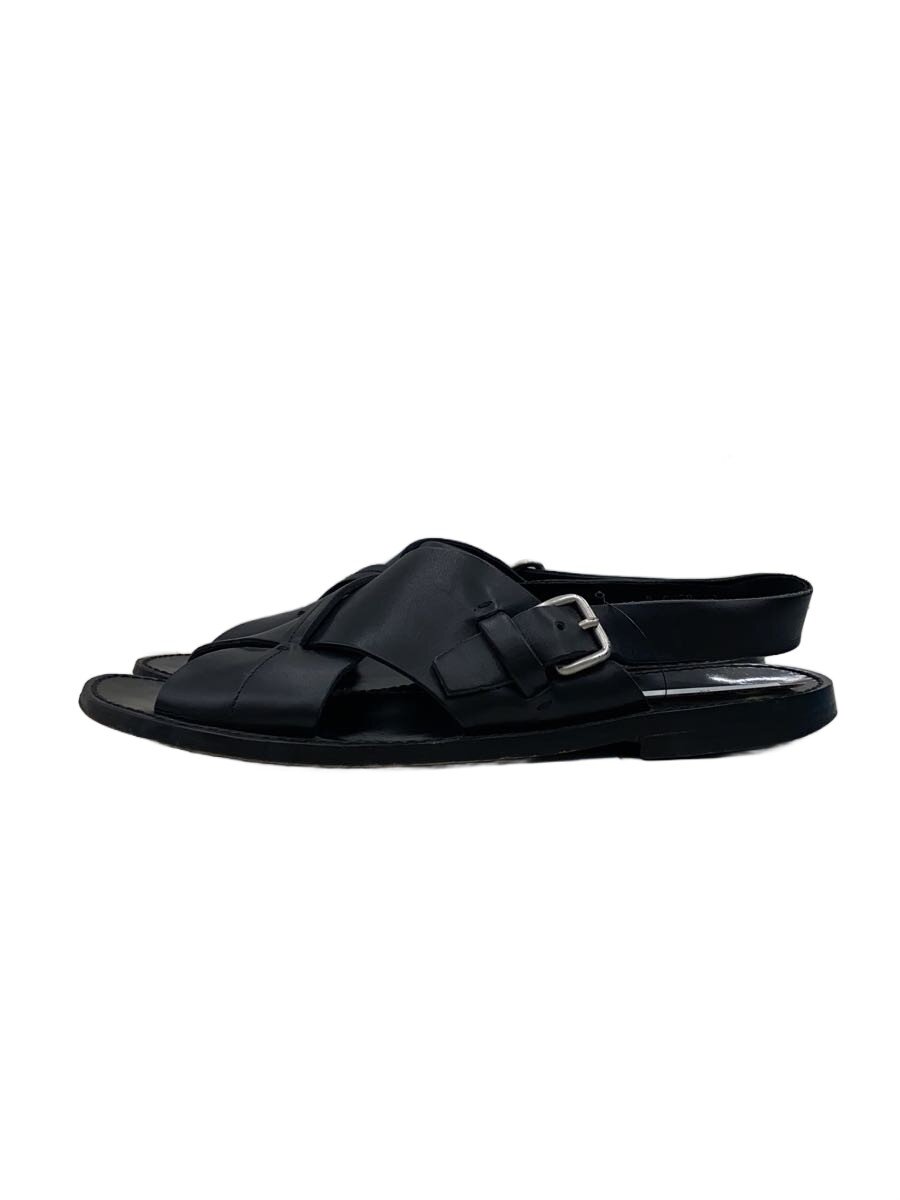 【中古】PRADA◆サンダル/UK11/BLK/レザー【シューズ】