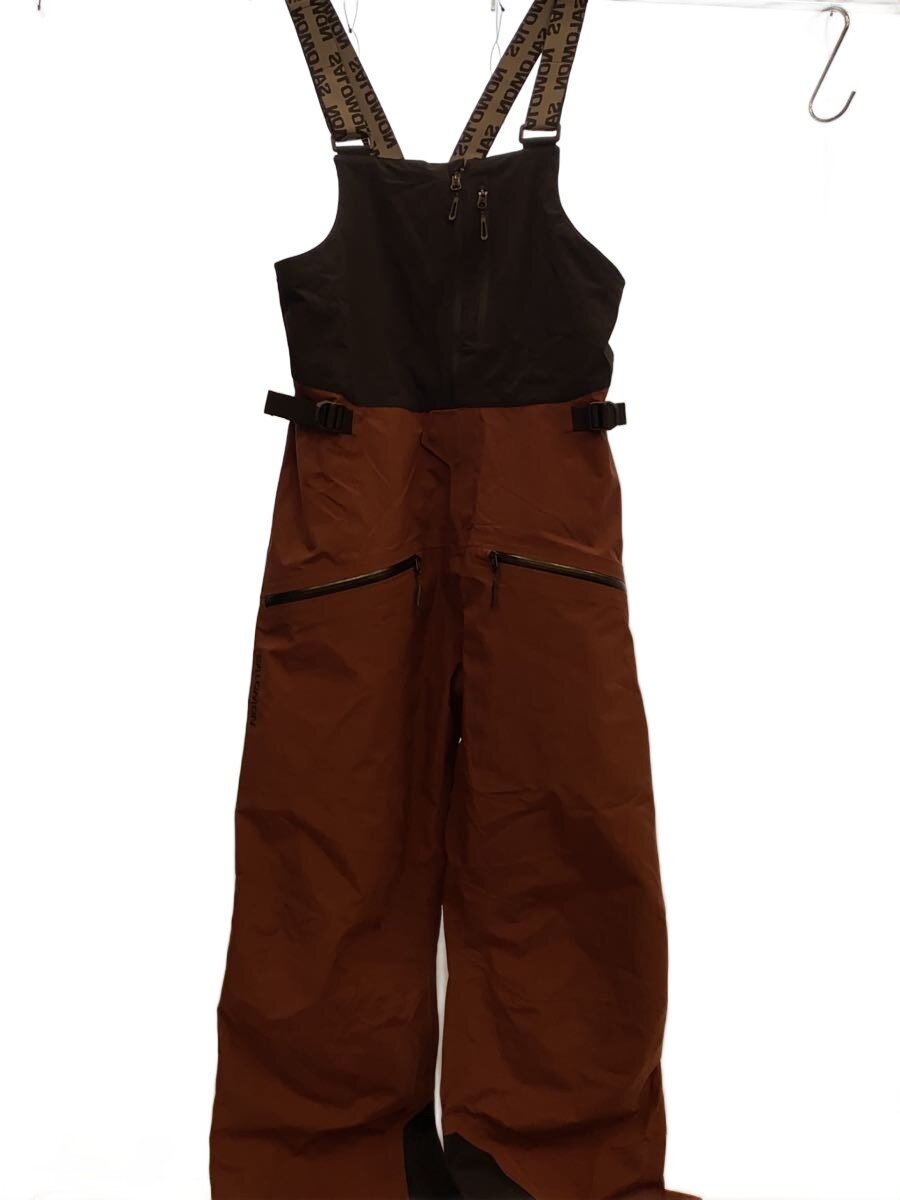 【中古】salomon◆ビブパンツ/スノボウェアー/L/BRW/SAFW2410047【スポーツ】