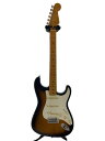 【中古】Fender Japan◆エレキギター/ストラトタイプ/サンバースト系/SSS/シンクロタイプ//【楽器】