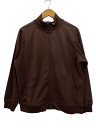 【中古】STUSSY◆ジャケット/M/ポリエステル/BRW/無地