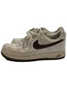 【中古】NIKE◆AIR FORCE 1 LOW RETRO_エア フォース 1 LOW レトロ/26.5cm/WHT【シューズ】