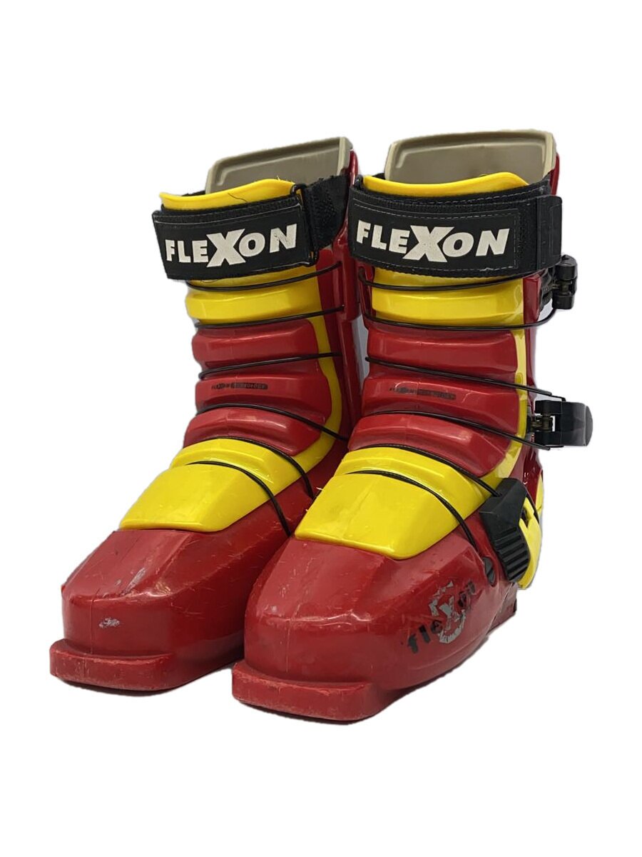 【中古】KNEISSL◆スキーブーツ/RED/7-8、1/2/flexon/インナー欠品【スポーツ】