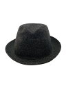 【中古】Paul Smith◆ハット/--/ウール/GRY/無地/メンズ【服飾雑貨他】