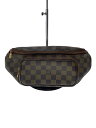 【中古】LOUIS VUITTON◆バムバッグ・メルヴィール_ダミエ・エベヌ_BRW/PVC/BRW//【バッグ】