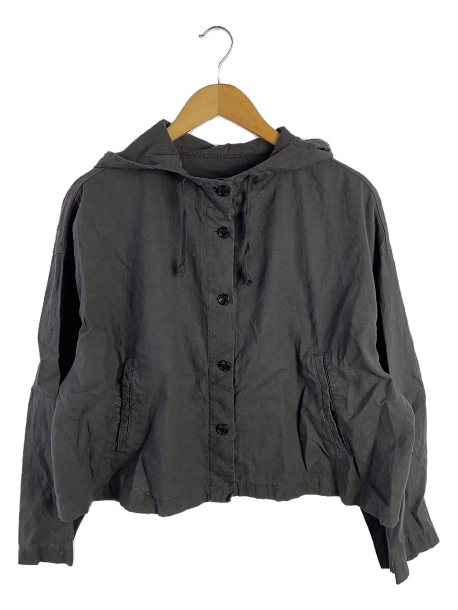 nest Robe◆FREE/リネン/01243-1150/nestRobe/UpcycleLino/超撥水フーディジャケット