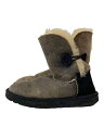 【中古】UGG australia◆BAILEY BUTTON/ブーツ/24cm/BRW/レザー/5838【シューズ】(4)