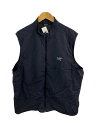 【中古】ARC’TERYX◆ナイロンベスト/XXL/ナイロン/BLK/無地/X000007424//【メンズウェア】