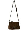 【中古】NINA RICCI◆ショルダーバッグ/レザー/BRW/無地【バッグ】(4)