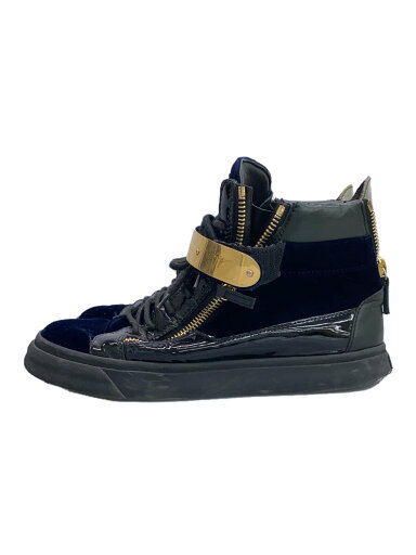 【中古】Giuseppe Zanotti◆ハイカットスニーカー/41/BLK【シューズ】 【中古】Giuseppe Zanotti◆ハイカットスニーカー/41/BLK【シューズ】