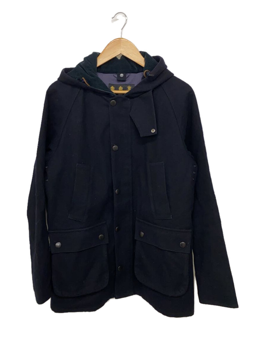 【中古】Barbour◆sl bedale Hooded Wool/15AW/ジャケット/40/ウール/NVY/152182【メンズウェア】