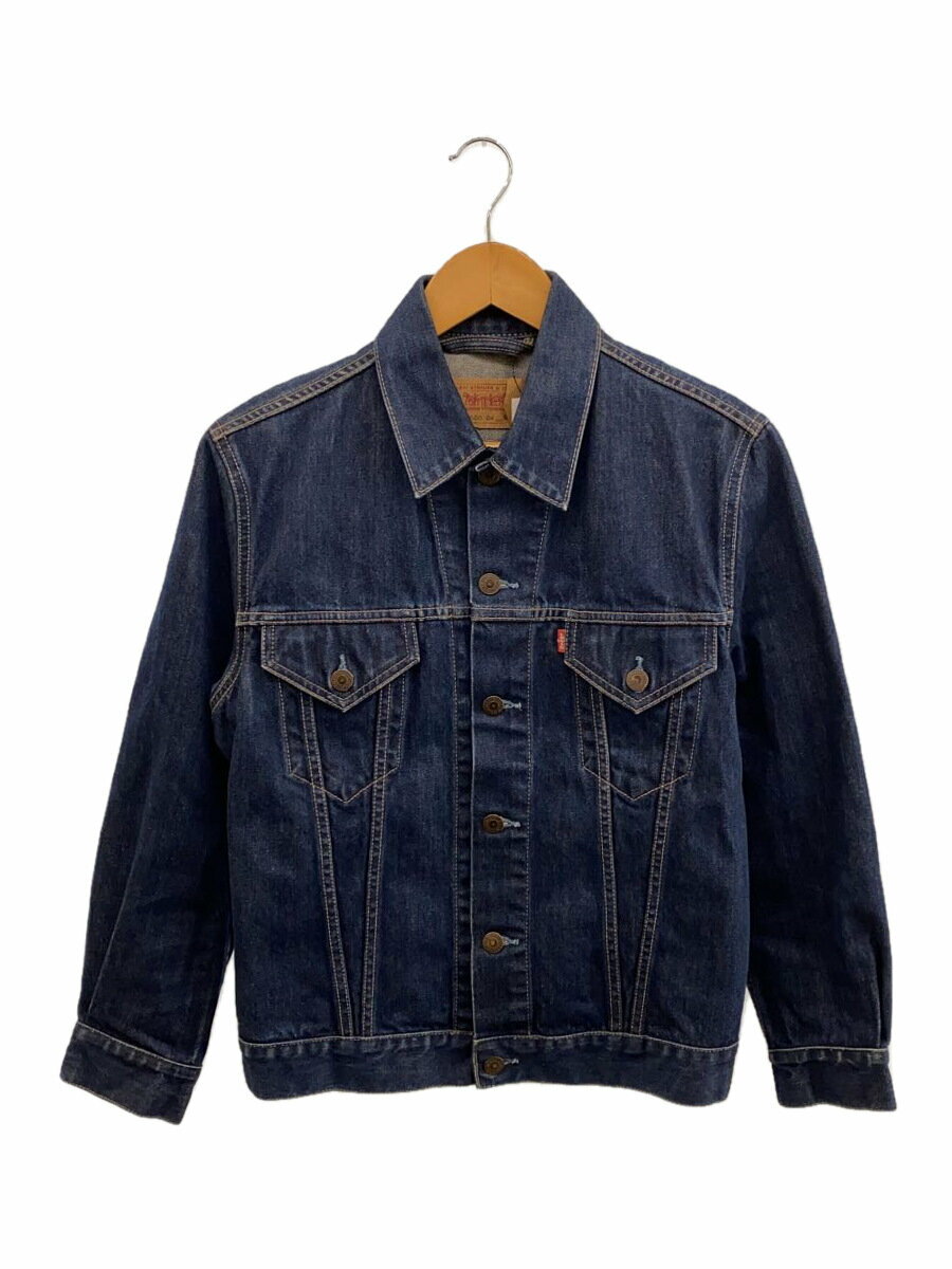 【中古】Levi’s◆ジャケット/M/コットン/BLU/無地/70500【メンズウェア】
