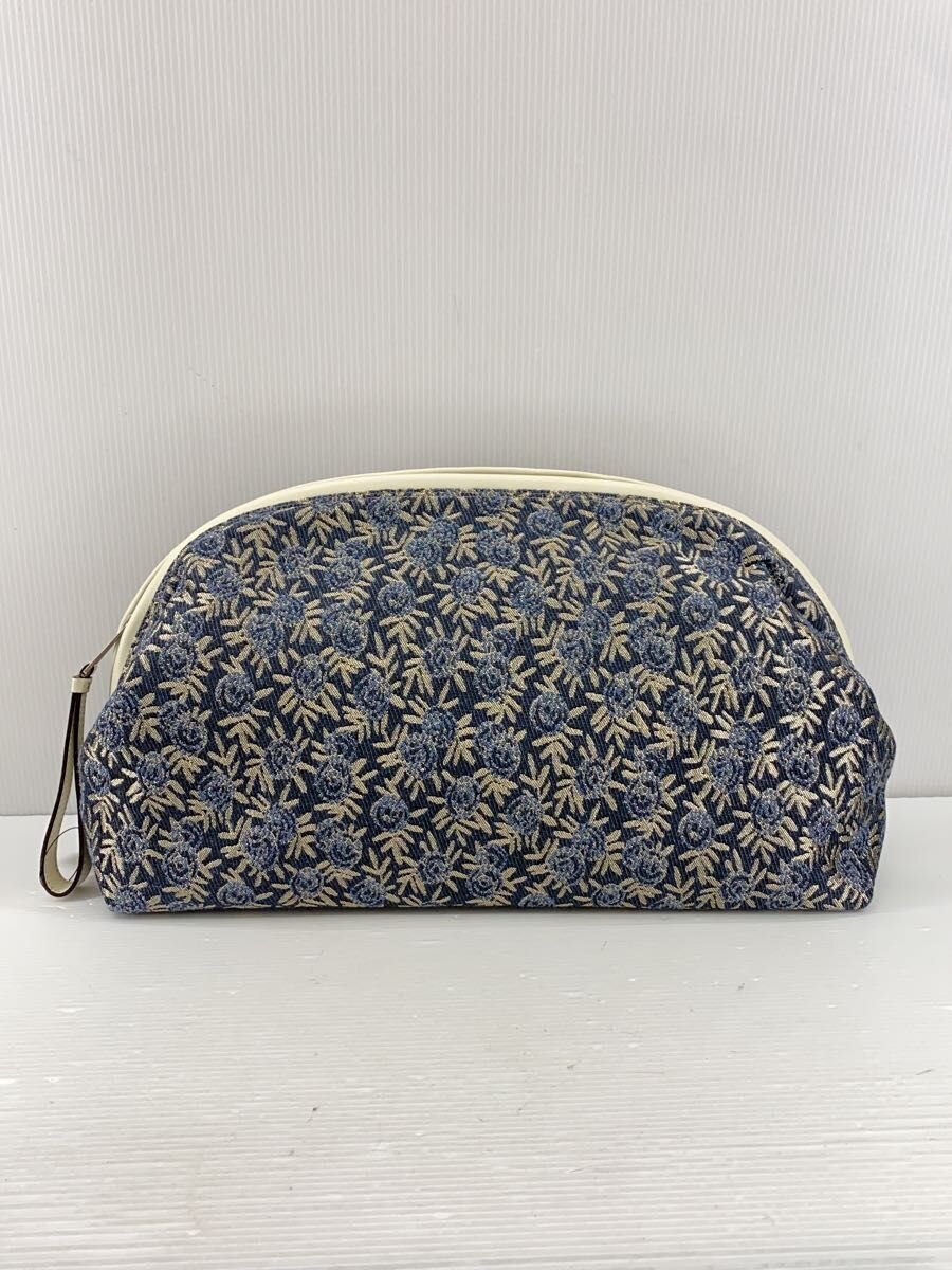 【中古】shime/クラッチバッグ/--/NVY/総柄【バッグ】