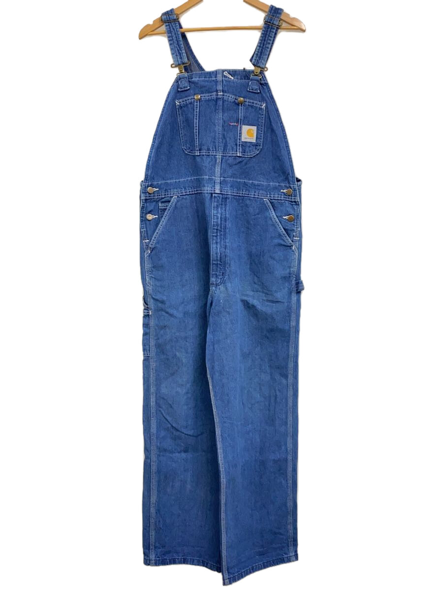 【中古】Carhartt◆オーバーオール/38/デニム/IDG/無地/R07 DST//【メンズウェア】