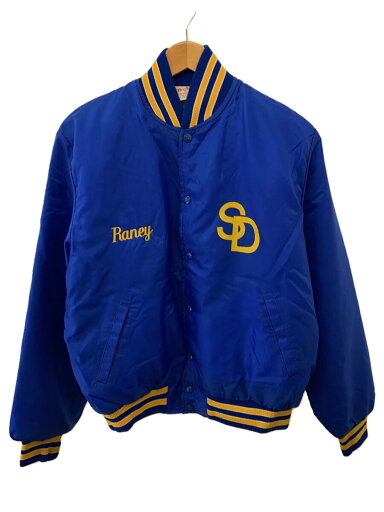 【中古】スタジャン/M/--/BLU【メンズウェア】 【中古】スタジャン/M/--/BLU【メンズウェア】