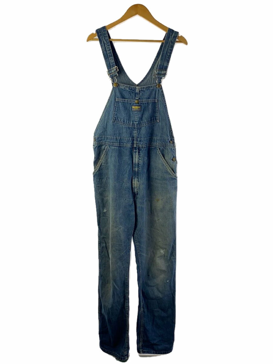 【中古】OshKosh◆オーバーオール/--/コットン/IDG【メンズウェア】