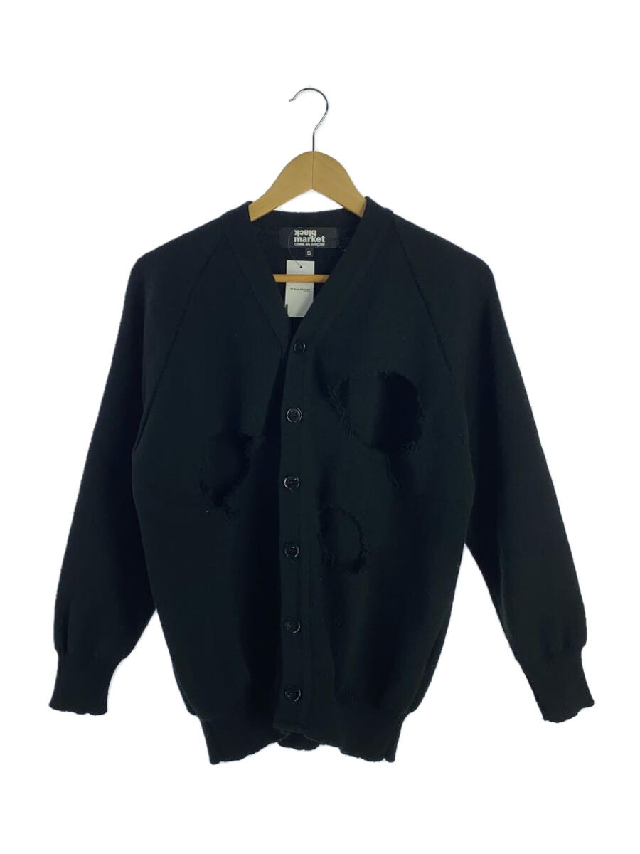 楽天2nd STREET 楽天市場店【中古】COMME des GARCONS◆カーディガン（厚手）/S/アクリル/black market/穴開きカーディガン【メンズウェア】