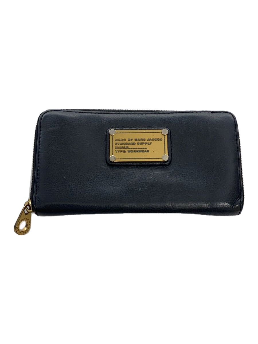 【中古】MARC BY MARC JACOBS◆長財布/レザー/BLK/レディース//【服飾雑貨他】