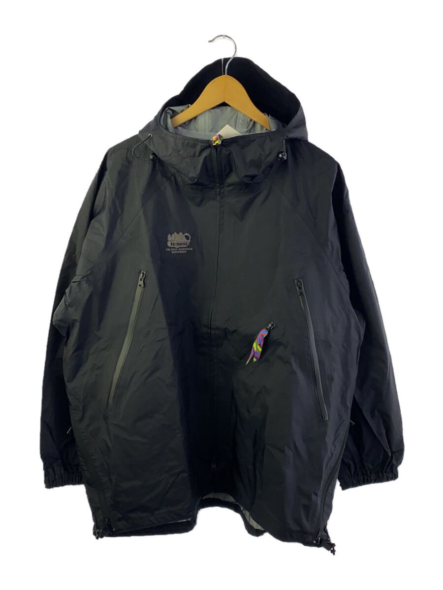 【中古】IS-NESS◆3-LAYER TRANSFORMABLE JACKET/マウンテンパーカ/L/ナイロン/BLK/1006SSJK01//【メンズウェア】