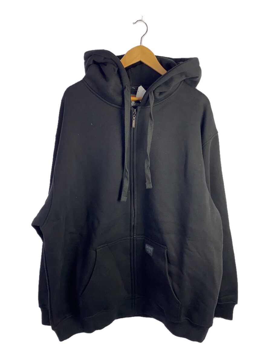 【中古】FB COUNTY◆ジップパーカー/XL/コットン/BLK/無地【メンズウェア】