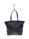 【中古】GUCCI◆トートバッグ_グッチシマ/レザー/BLK【バッグ】