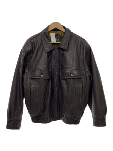 【中古】レザージャケット・ブルゾン/L/牛革/BRW【メンズウェア】 【中古】レザージャケット・ブルゾン/L/牛革/BRW【メンズウェア】