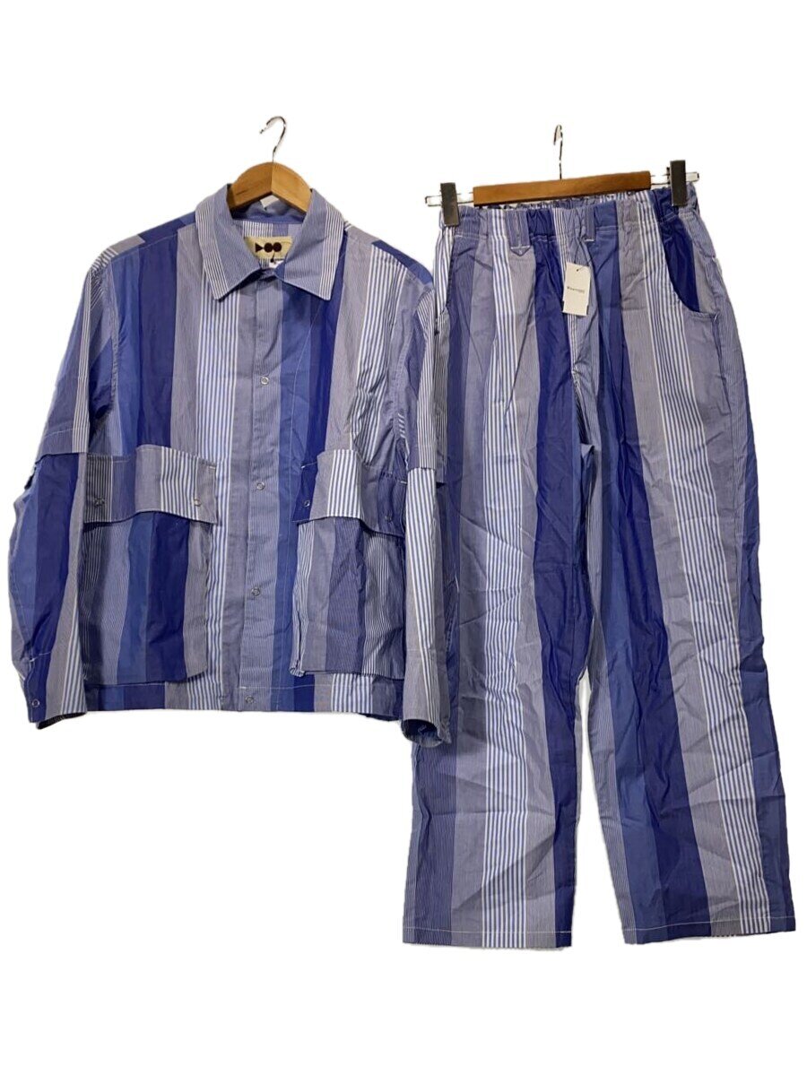 【中古】VOO CRAZY STRIPE/セットアップ/--/コットン/BLU/ストライプ【メンズウェア】