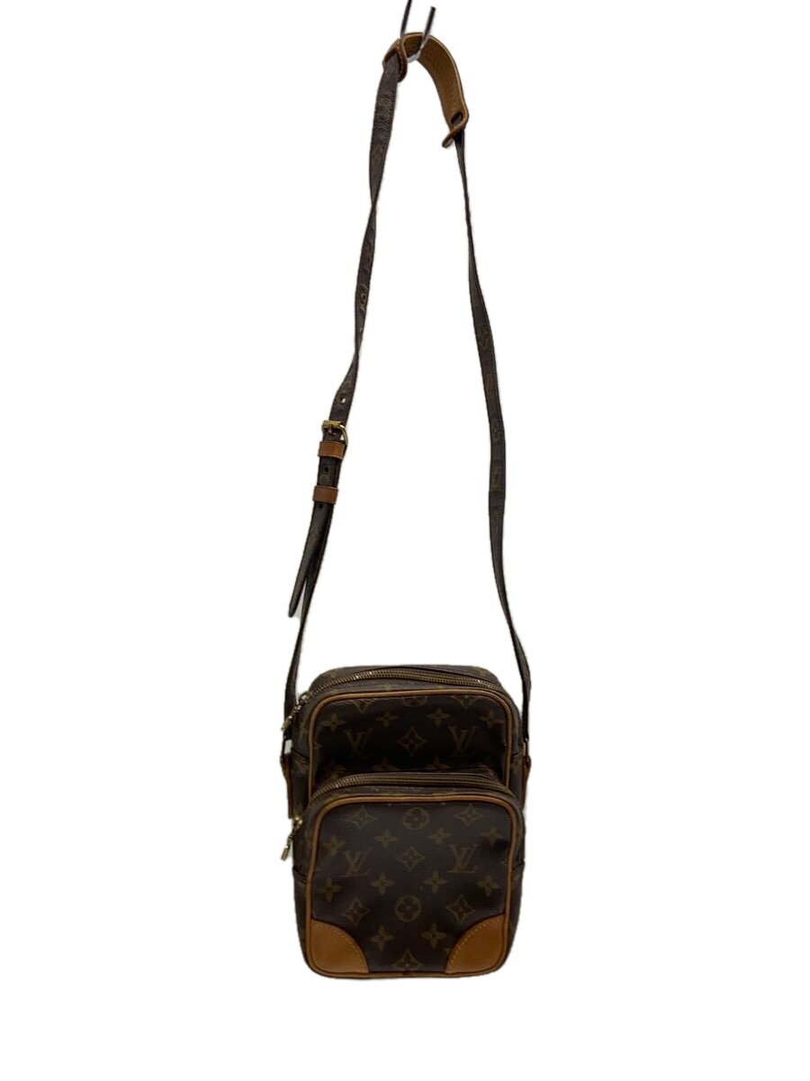 LOUIS VUITTON - 【中古】LOUIS VUITTON◆アマゾン_モノグラム・キャンバス_BRW/PVC/BRW【バッグ】
