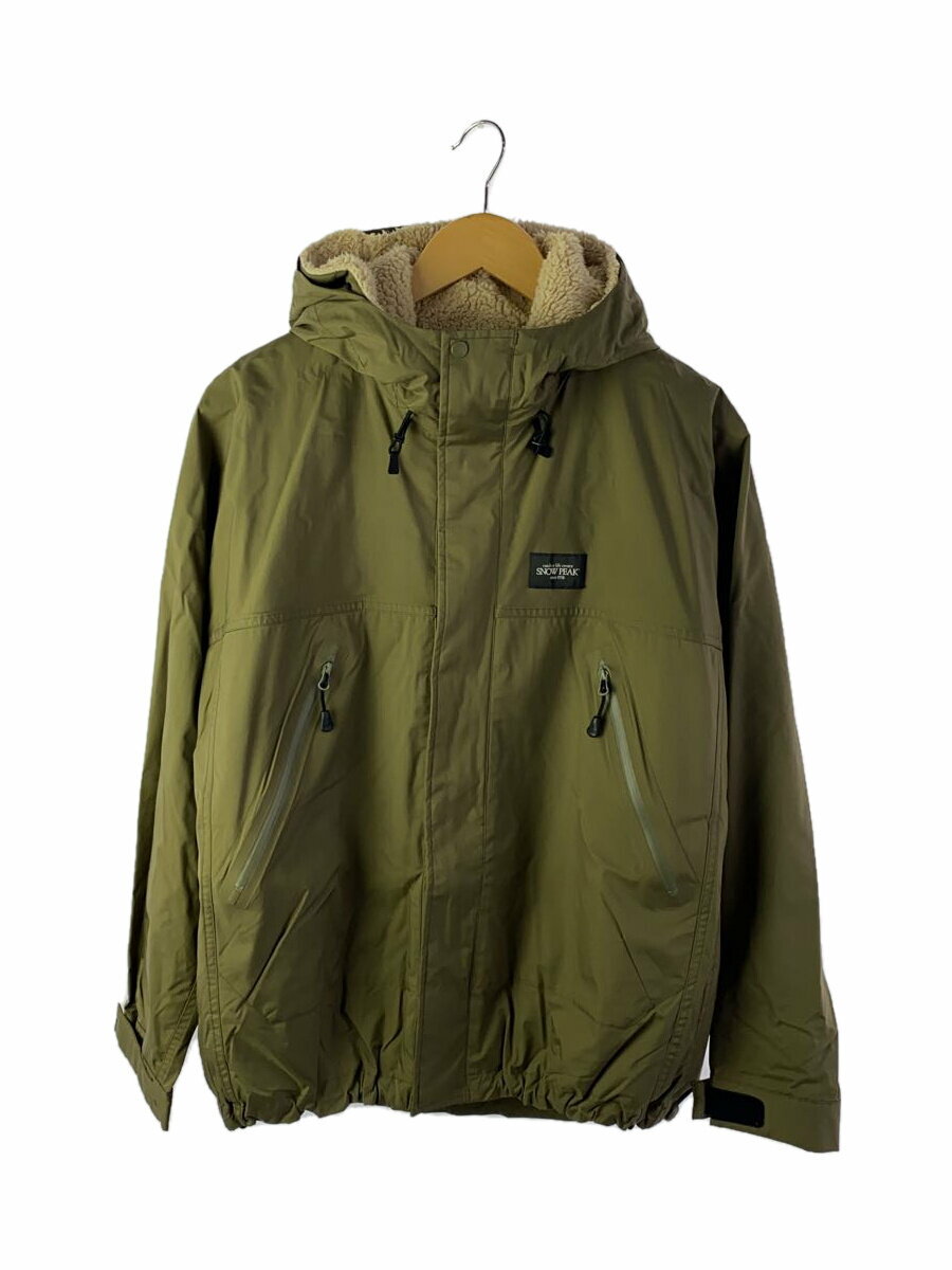 【中古】snow peak◆ナイロンジャケット/M/ナイロン/KHK/無地/JSR-JK-18AU602【レディースウェア】