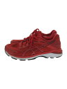 【中古】ASICS◆ローカットスニーカー/25.5cm/RED/1011A161【シューズ】