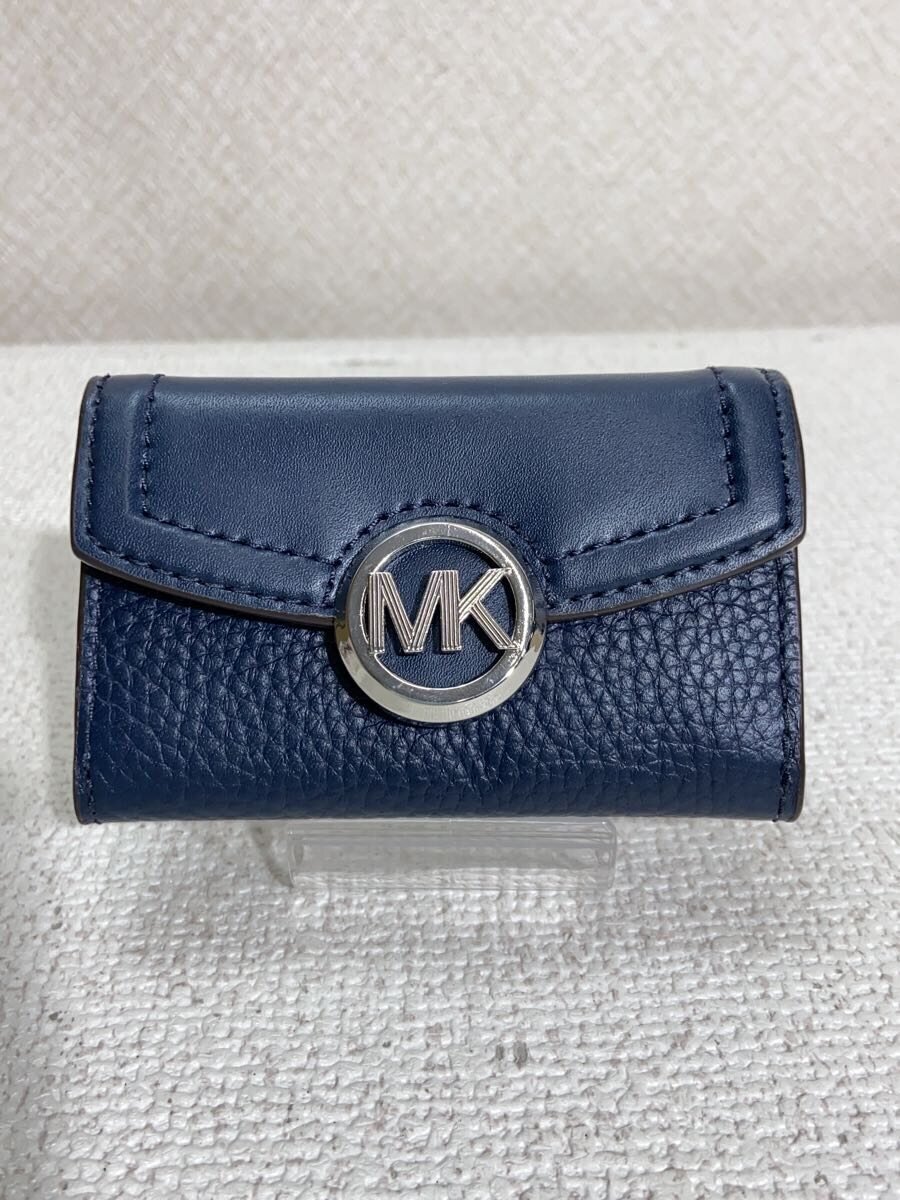 【中古】MICHAEL MICHAEL KORS◆キーケース/NVY【服飾雑貨他】